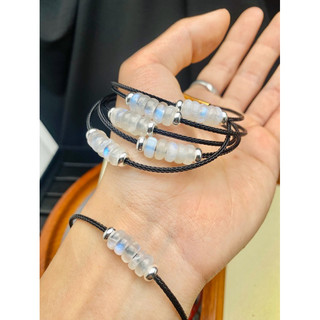 Vòng tay ngũ điếu moonstone trang sức lắc tay phong thuỷ may mắn
