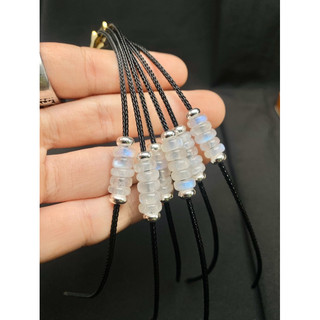Vòng tay ngũ điếu moonstone trang sức lắc tay phong thuỷ may mắn