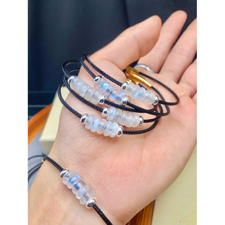 Vòng tay ngũ điếu moonstone trang sức lắc tay phong thuỷ may mắn