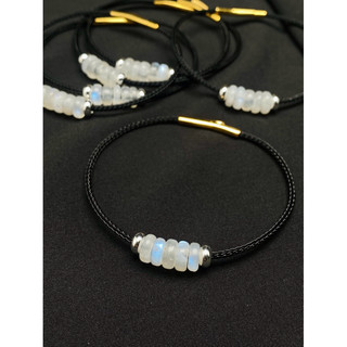 Vòng tay ngũ điếu moonstone trang sức lắc tay phong thuỷ may mắn