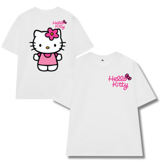 Áo Thun Nam Nữ Hình Hello Kittyy VN, Áo Phông Unisex Form Rộng Top Women Cổ Tròn