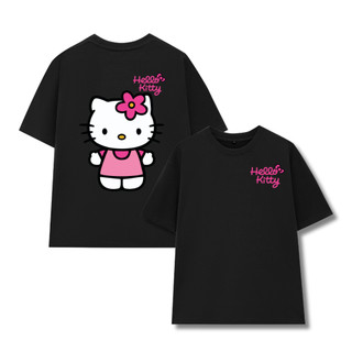 Áo Thun Nam Nữ Hình Hello Kittyy VN, Áo Phông Unisex Form Rộng Top Women Cổ Tròn