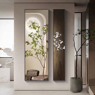 [GF] Tranh treo tường phong cảnh hữu tình tráng gương pha lê trang trí phòng khách, phòng ngủ, cửa hàng quà tặng đẹp