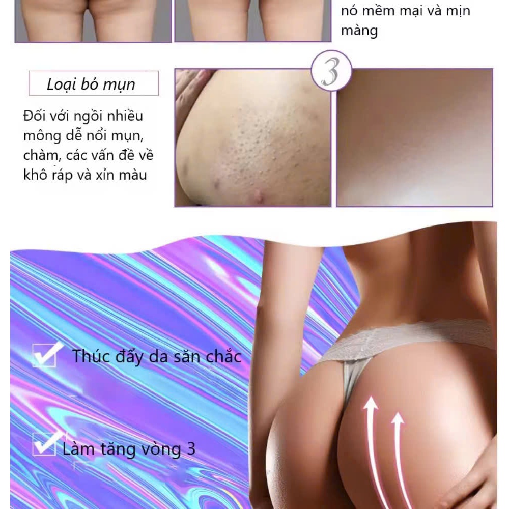 Xà Phòng Hết Thâm Vong 3, Tăng Vòng 3 Handmade Hip Up Firming Tăng Độ Đàn Hồi, Giúp Vòng 3 Trở Lên Săn Chắc, Quyến Rũ