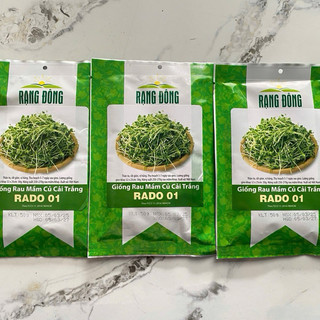 Hạt giống Rau Mầm Củ Cải Trắng RD01 - Gói 50g