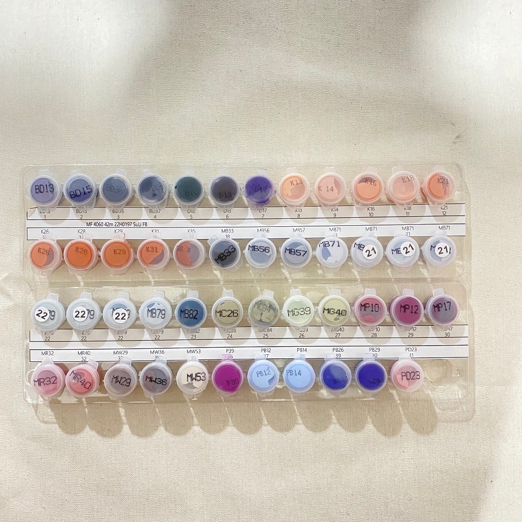 (Inbox shop trước đặt) Bộ màu bổ sung cho tranh tô màu số hóa COCI