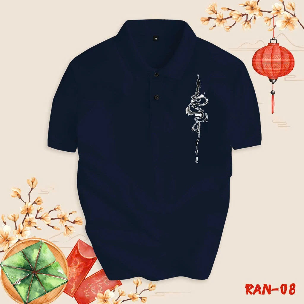 BST áo POLO RAN-08 thun cổ bẻ- áo polo nam nữ vải Poly Thái thoáng mát ...
