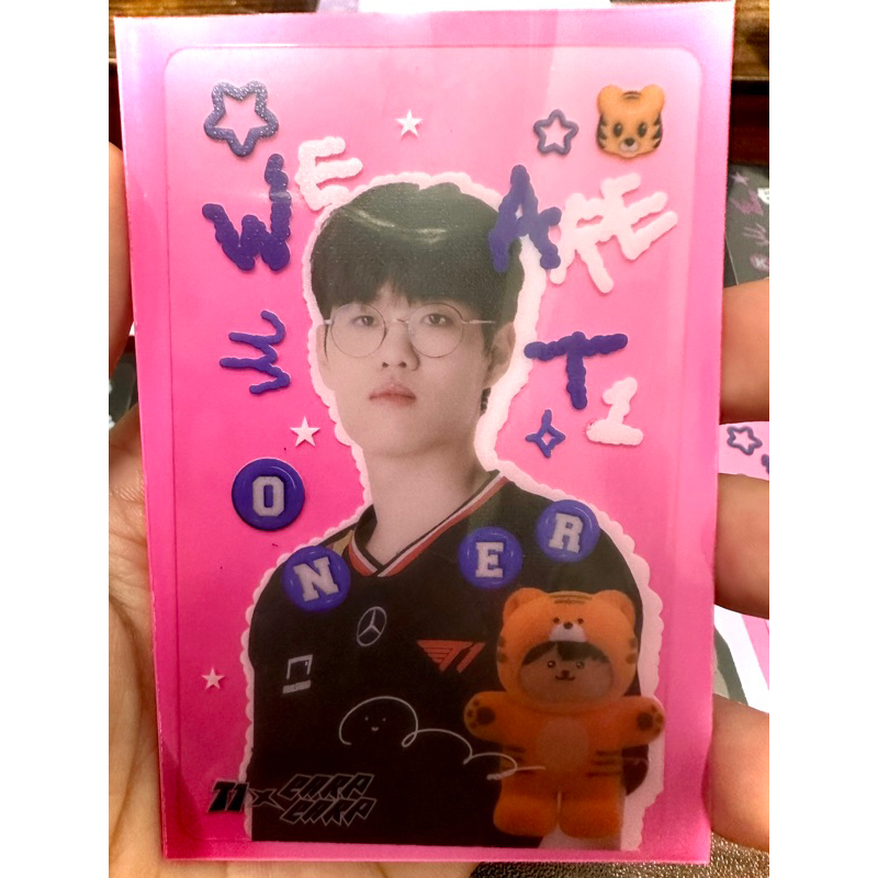 Hàng off sẵn) HOLDER/ CARD/MERCH T1 Faker/Oner/Doran