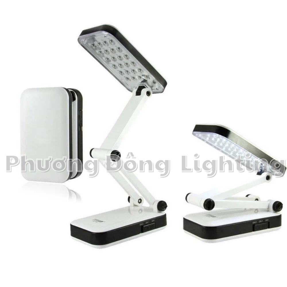 Đèn bàn học Đèn LED để bàn DP 666 24 bóng LED có thể Gấp Gọn Tiện dụng