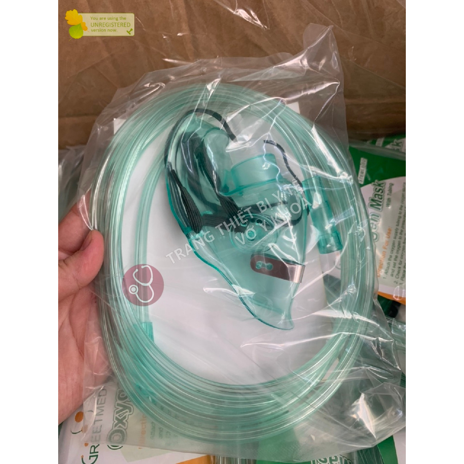 Mặt nạ thở oxy không túi, mask oxy, oxygen mask (MASK OXY CHỈ DÙNG CHO ...