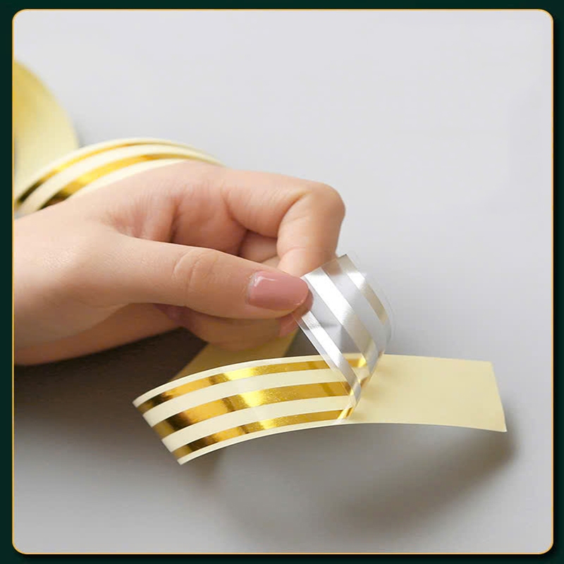 Cuộn chỉ dán viền gạch tường dài 5 mét, trang trí vách tường, nội thất gạch ốp lát chống nước, bụi bẩn