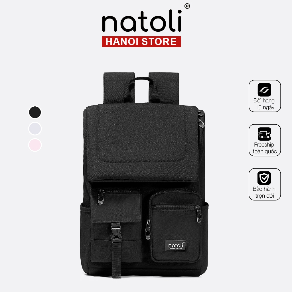 Balo Laptop 15.6 inch NATOLI Đi Học Đi Làm Phong Cách Thời Trang Chống Nước Cao Cấp – Global Backpack B8