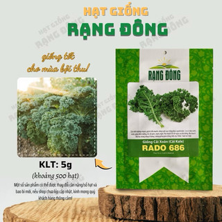 Hạt giống Cải Xoăn Kale RD686 - Gói 5g