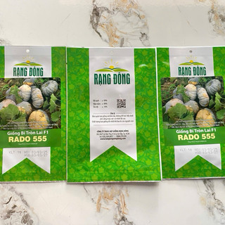Hạt giống Bí Đỏ Tròn Lai F1 RD555 - Gói 1g