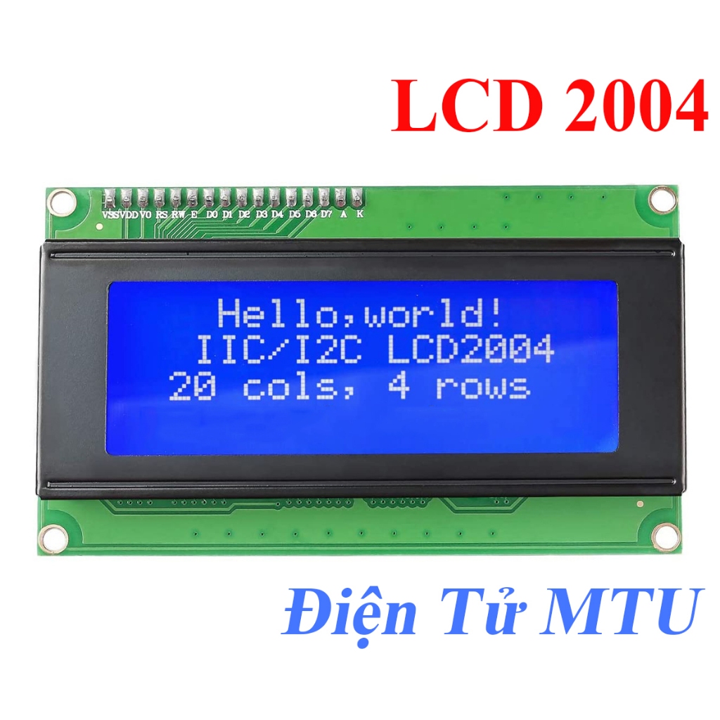 Màn hình LCD 2004 2004A Xanh Dương / Xanh Lá - i2c | Shopee Việt Nam