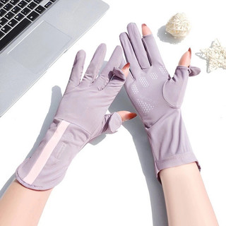 Găng Tay Nữ Chống Nắng  - Găng Tay Hở Ngón Chống Tia Uv UPF50+ Khi Lái Xe Tiện Lợi Khi  Sử Dụng Điện Thoại -kho Sỉ Alulu