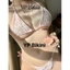 Bikini cao cấp hồng phấn phối ren, Bikini 2 mảnh lọt khe (sẵn hàng_che tên)