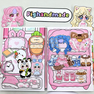 Đồ chơi bóc dán Búp bê Gacha phong cách Baby Three đáng yêu