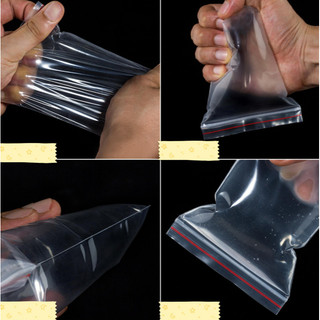 AMZO_1KG TÚI ZÍP/ ZIPPER CHỈ ĐỎ LOẠI TỐT, DÀY DẶN, CHẮC CHẮN (CÓ ĐỦ SIZE LỰA CHỌN)
