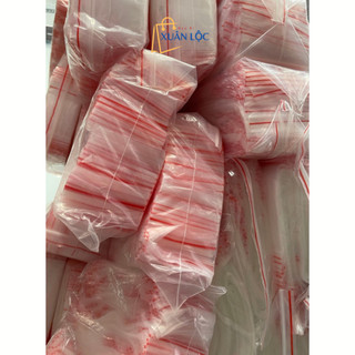 AMZO_(100GR/ 500GR) TÚI ZÍP/ ZIPPER CHỈ ĐỎ LOẠI TỐT, DÀY DẶN, CHẮC CHẮN (CÓ ĐỦ SIZE LỰA CHỌN)