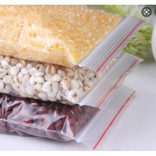 AMZO_(100GR/ 500GR) TÚI ZÍP/ ZIPPER CHỈ ĐỎ LOẠI TỐT, DÀY DẶN, CHẮC CHẮN (CÓ ĐỦ SIZE LỰA CHỌN)