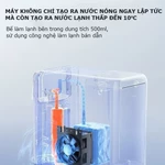 Bình thủy điện máy lọc nước làm nóng để bàn Xiaomi Qcooker CS-TJ04-75G Công nghệ lọc RO 5 lớp siêu sạch công suất 2130w — ảnh 8