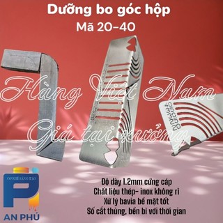 Dưỡng bo góc hộp size 20-40, nhỏ gọn nhất Việt Nam