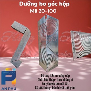 Dưỡng bo góc hộp size 20-100- Hàng loại đẹp- Inox dày, gia công CNC chuẩn xác- Made in Viet Nam