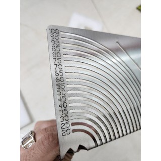 Dưỡng bo góc hộp size 20-100- Hàng loại đẹp- Inox dày, gia công CNC chuẩn xác- Made in Viet Nam