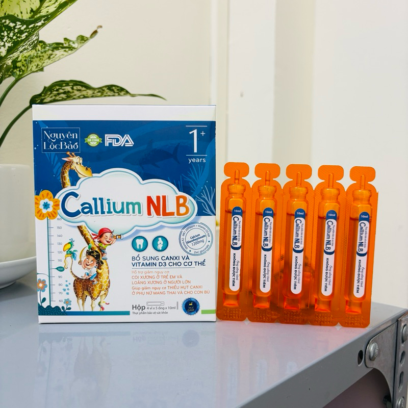 Canxi ống hàm lượng cao - Callium NLB bổ sung Calci cho bé từ 1 tuổi ...