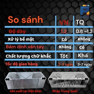 Thước bo góc hộp + Tặng bút. Dày 1.2mm-2mm, đã xử lý cạnh sắc. Hàng chất lượng cao