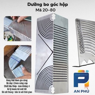 Dụng cụ vạch dấu bo góc 20-80 (Tặng bút)  Số thủng  Cao cấp- Made in Việt Nam