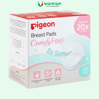 Miếng Lót Thấm Sữa Nha Đam Pigeon Siêu Thấm Hút Kháng Khuẩn Làm Dịu Da Mẹ Hộp 30 Miếng Chính Hãng