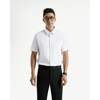 Áo sơ mi tay ngắn nam oxford. Fitted - ROUTINE 10S25SHS002