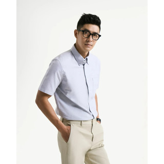 Áo sơ mi tay ngắn nam oxford. Fitted - ROUTINE 10S25SHS002