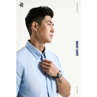 Áo sơ mi tay ngắn nam oxford. Fitted - ROUTINE 10S25SHS002