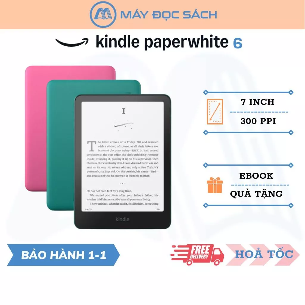 Máy đọc sách Kindle Paperwhite 5