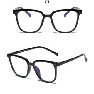 Mắt Kính thời trang nam nữ 2 chấm phong cách hàn quốc, Kính mát không độ giả cận Style hàn quốc K029