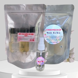 Combo xả vải 10lit ( 80g hương )+ lau sàn 10lit + xịt thơm 50ml