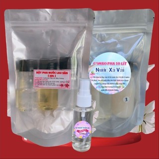 Combo xả vải 10lit ( 80g hương )+ lau sàn 10lit + xịt thơm 50ml
