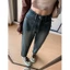 Quần baggy jean phối túi đơn giản cá tính, Quâng baggy bò túi vuông lưng cao basic dễ phối đồ (HC33)