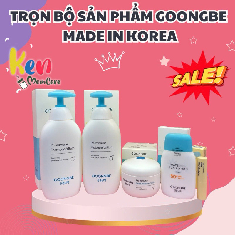 TRỌN BỘ SẢN PHẨM GOONGBE DÀNH CHO BÉ ( made in Korea ) | Shopee Việt Nam
