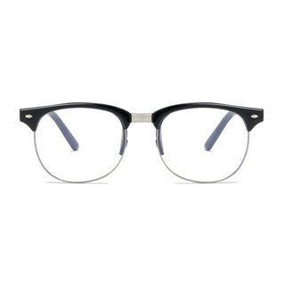 Kính nửa gọng nam nữ chống tia UV ánh sáng xanh phong cách hàn quốc, Mắt kính mát không độ Styley K019