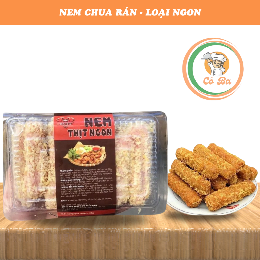 [ Siêu Tốc 1H ] Nem Chua Rán-Loại Ngon -Hộp 500G | Shopee Việt Nam