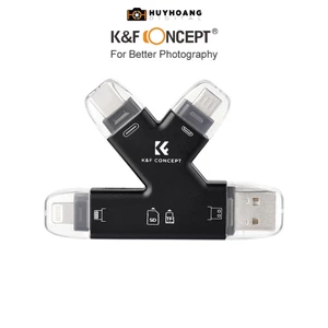 Đầu đọc thẻ nhớ K&F CONCEPT 4in1 KF42.0006