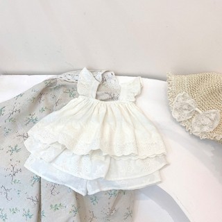 Quần áo trẻ em, Quần áo hè bé gái cao cấp vải thô thêu họa tiết mềm cho bé 9-25kg S1876 | Tiểu Yến KID