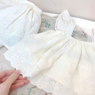 Quần áo trẻ em, Quần áo hè bé gái cao cấp vải thô thêu họa tiết mềm cho bé 9-25kg S1876 | Tiểu Yến KID