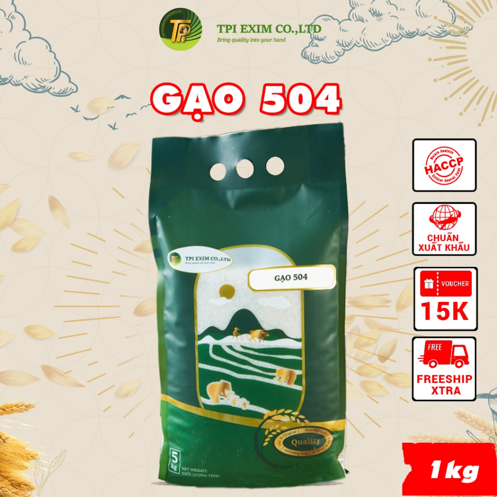 Gạo 504 Ngon Nhất Thế Giới Khô Cơm Tơi Cơm Dễ Xới Hương Vị Việt Tpi ...