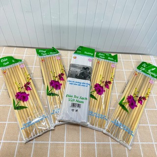 Combo 10 đôi đũa tre không hoá chất giá sỉ - Hùng Home
