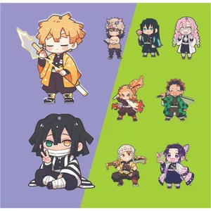 Móc Khóa Bất Kì Hình Nhân Vật Phim Demon Slayer - Kimetsu no Yaiba ( Chỉ gồm mica, không có móc sắt )